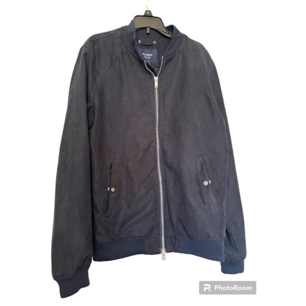 Pull‎ & Bear Basics Bomber Jacket navy EUR size L